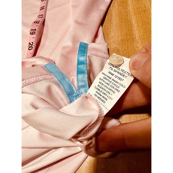 Johnnie O Polo Shirt Mens XL Pink Casual Golf Performance Stretch Lightweight - Picture 9 of 9